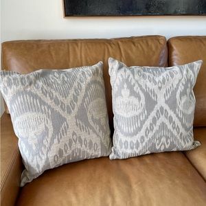 Custom High End Ikat Pillow Covers (2)